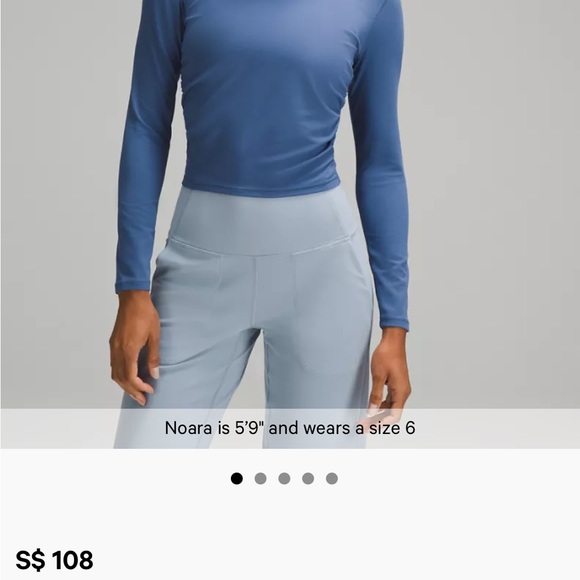 NWT Lululemon All It Takes Nulu Long-Sleeve Shirt Sonic Pink Size 4 - Picture 9 of 9